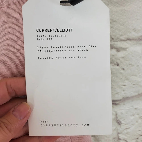 Current/Elliott Primrose Pink The Stiletto Jeans - Picture 12 of 16